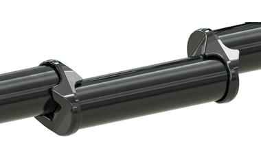 Handlebar kit for 127 mm tube, 64 mm offset