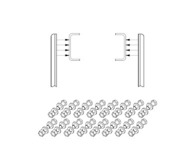 Screw kit cl10.9 for rub XLIFT P72 fixing on the chassis (1)