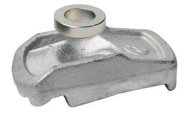Pivoting drop-forged steel body clamp, galvanized