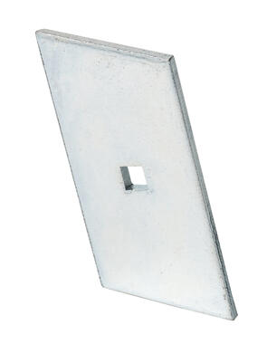 Fixing plate zinc plated steel