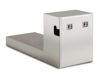 Stainless steel transpallet box