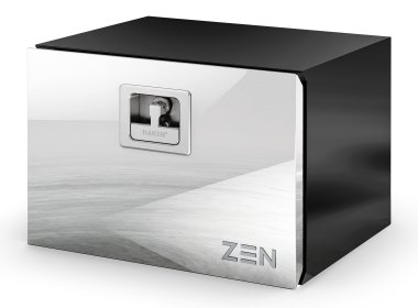 Steel + Polished Stainless steel door tool-box ZEN42