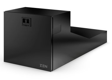 Electro galvanized + black paint transpallet box ZEN86
