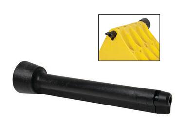 KLOK Black plastic support for wheel chock (1)