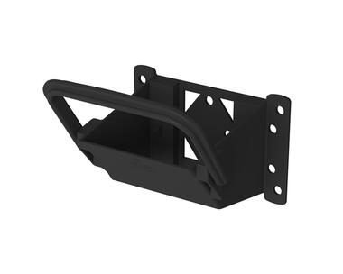 Black plastic support DOUBLE for wheel chock CROWNY 36