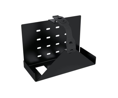 BOX - Support en acier peinture noire pour 2 cales de roue ORIGAMY E53 (1)