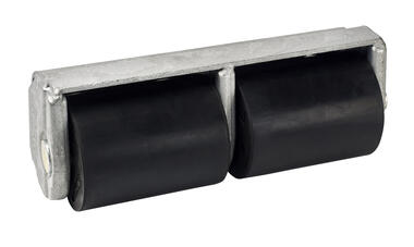 BUT-ROLL H2-130 Tope horizontal 2 rodillos cilíndricos con soporte en acero galvanizado