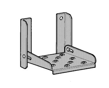 Galvanized steel small folding step (1)