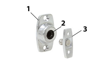 Components for door retainer 2437828