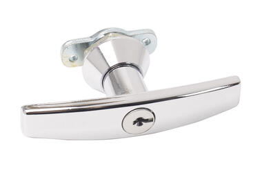 Chrome plated zinc alloy locking handle (1)