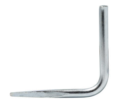 Zinc plated steel key