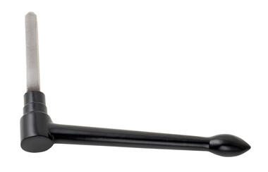 Black enamelled handle