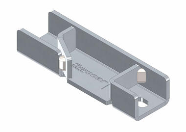 Cerradero izquierdo, 20 mm para fijación horizontal (1)