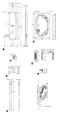 Stainless steel rod lock kit