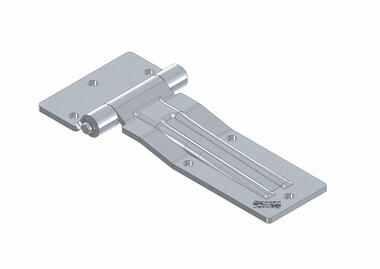 Heavy duty side hinges for large doors