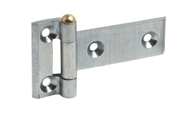 Zinc plated steel hinge
