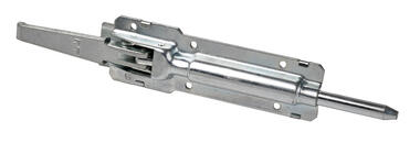 Zinc plated steel lock with long shoot bolt 73 mm