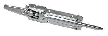 Locking gear, zinc plated steel, with safety retaining mechanism for the handle