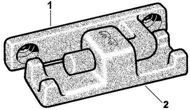 Complete dropside hinge, laterally unhooking (1)