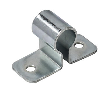 Zinc plated steel bracket for Ø 13 tube (1)