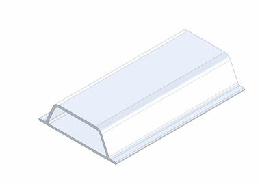Anodized aluminium standard shelf profile