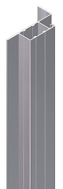 Front pilar profile, raw aluminium