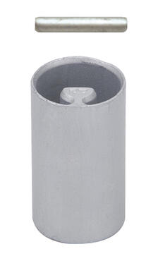 Complet connector, geomet steel for curtain tensioner Ø25 mm and profil 3110932