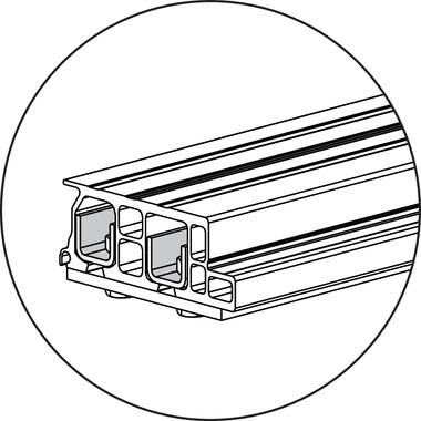 Piastra di fissaggio in acciaio zincato, per tetto OPEN FLAT (1)