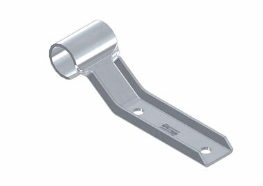 Support bracket for lateral 1 1/4" tube