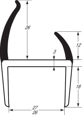 Joint PVC bi-dureté 26-27 mm (1)