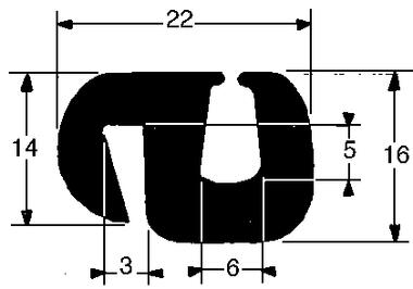 Joint vitrage EPDM noir 3 mm - 6 mm (1)