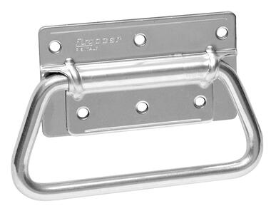 Stainless steel pull handle without spring