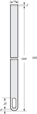 Zinc plated steel rod (1)