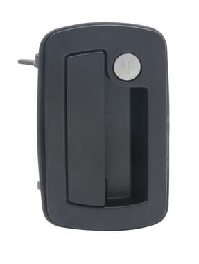 Cerradura de maletero dos puntos, con llave, acero lacado negro (1)
