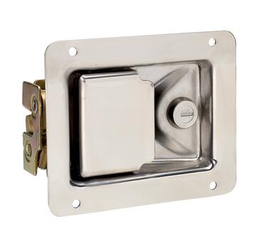 Stainless steel compartment latch