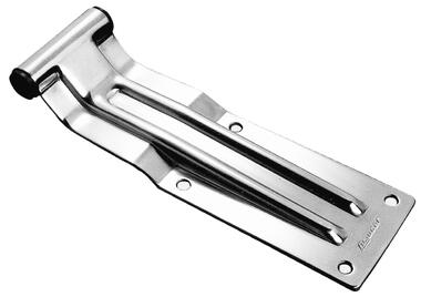 Stainless steel hinge with self-lubricating bushes, for max