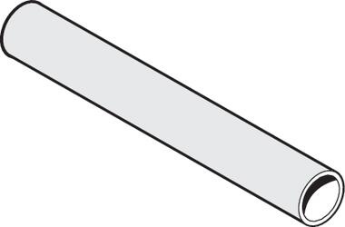 Zinc plated steel lashing tube, Ø 13 x 1,5 mm