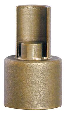Łącznik, mosiądz surowy, do napinacza Ø25 mm  3110860/861/875/876 i profilu 3110932