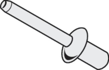 Ø 6,4 rivet for mechanism 3544104 and/or locking flap 3544102VS