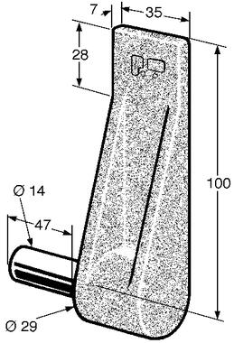 Perno a mandrino verticale in acciaio forgiato (1)