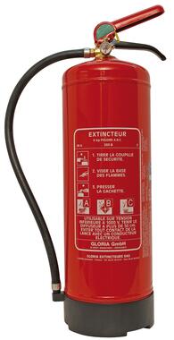 9 kg extinguisher, ABC powder, 34A-233B-C fire kinds