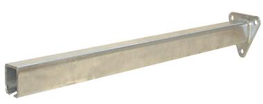 Parlok zinc plate 40x40 C-profile bracket triangular flange with fixing set (1)