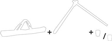 Complete crank-handle = cloth bag + crank-handle + socket(s)
