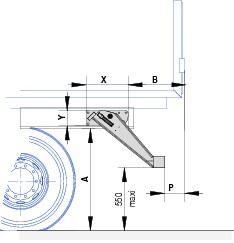 BA Barra paraincastro profilo tubo alluminio rettangolare 120 x H100 braccio lungo (2)