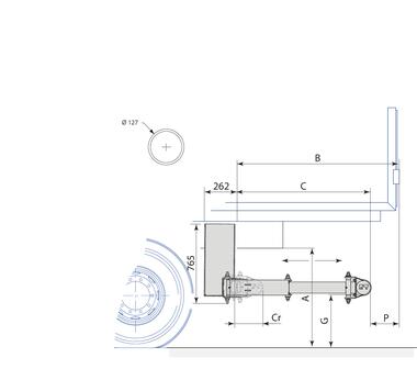 XPAND P42A Barra paraincastro R58-03 idraulica retrattile (2)