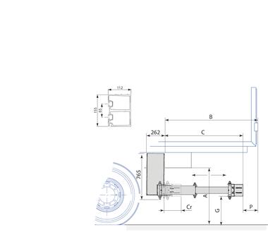 XPAND P42D Barra antiempotramiento R58-03 hidráulica retractable (2)