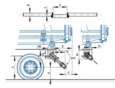 XFOLD P58B Zderzak tylny stalowy R58-03 chowany hydraulicznie (2)