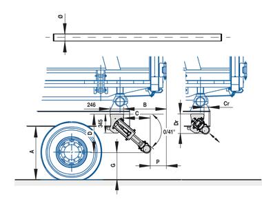 XFOLD P58S Zderzak tylny stalowy R58-03 chowany hydraulicznie (2)