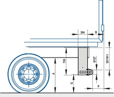 XFIX P610A R58-03 Stahl-Unterfahrschutz mit Rundrohr Ø 127 (2)