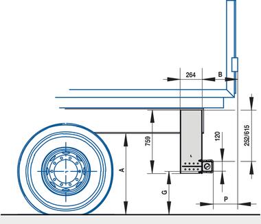 XFIX-P610C BAE R58-03 fixe tube acier carre 120x120 fixation latérale (2)